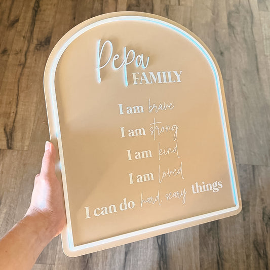 Affirmations Plaque