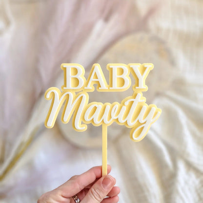 Baby Cake Topper