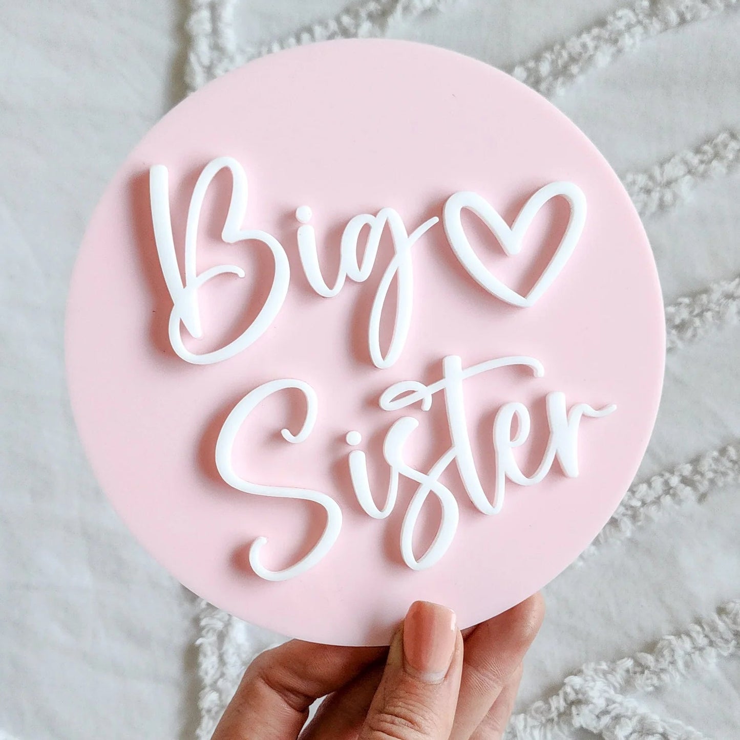 Big Sister Announcement Sign
