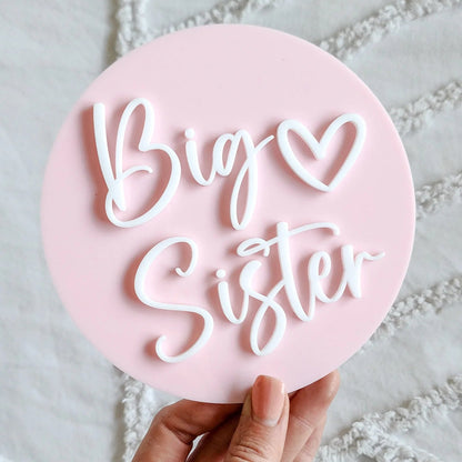 Big Sister Announcement Sign