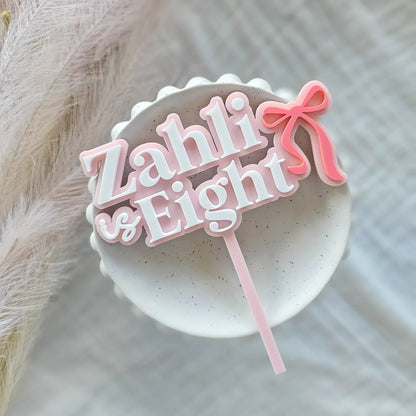 Bow Cake Topper