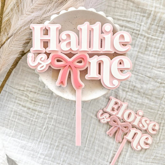 Bow Cake Topper
