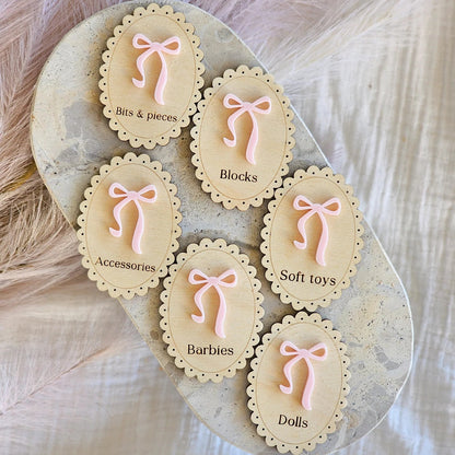 Bow Storage Label Discs