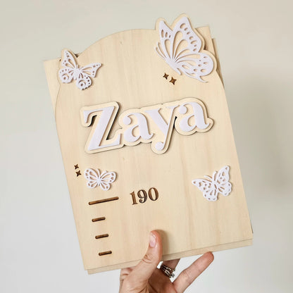 Butterfly Growth Height Chart