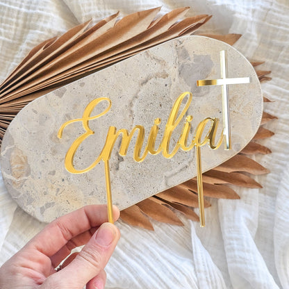 Christening Cake Topper