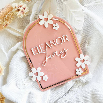 Daisy Name Plaque