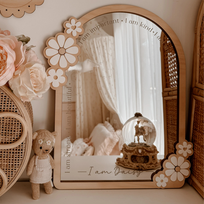 Daisy Affirmation Mirror