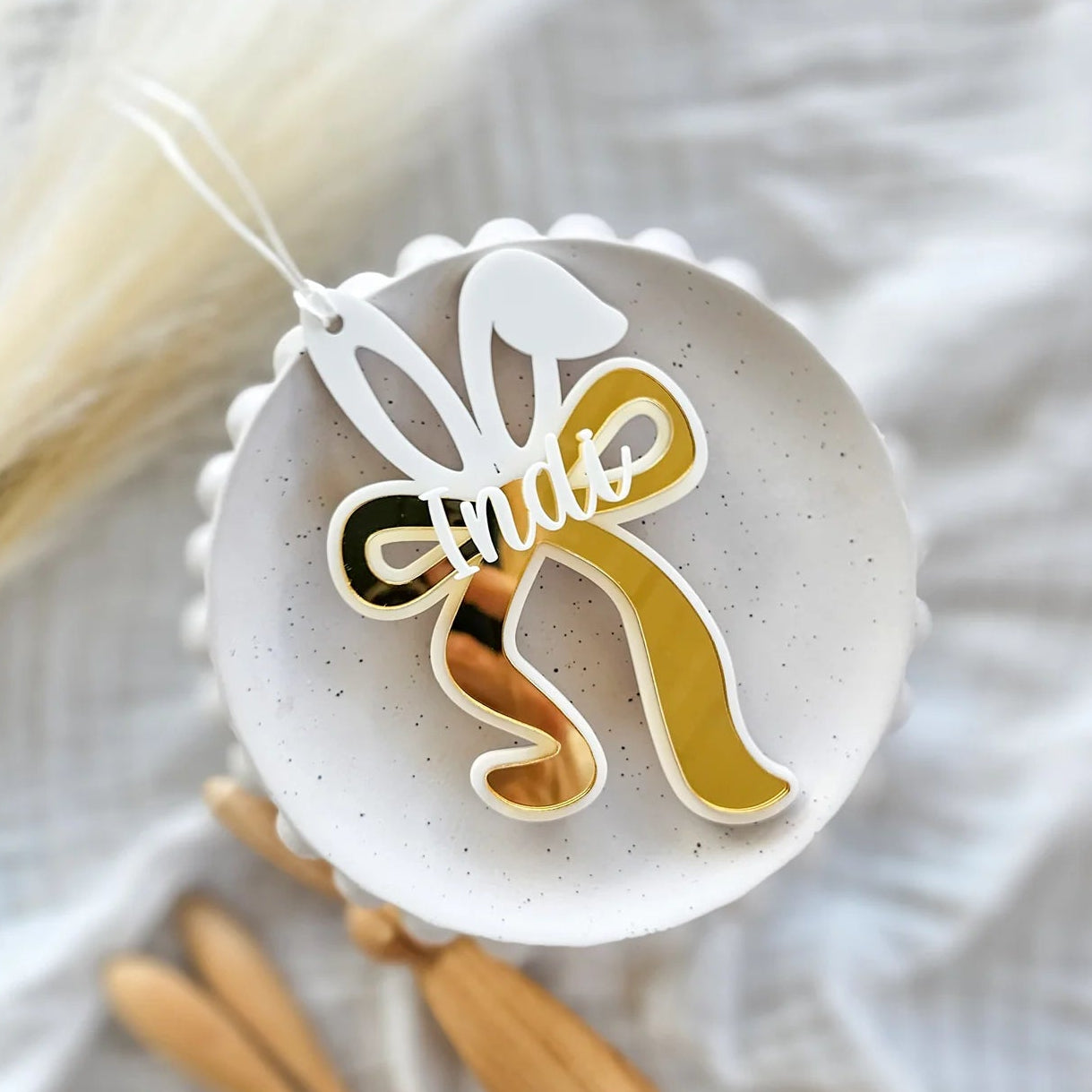 Easter Bow Gift Tag