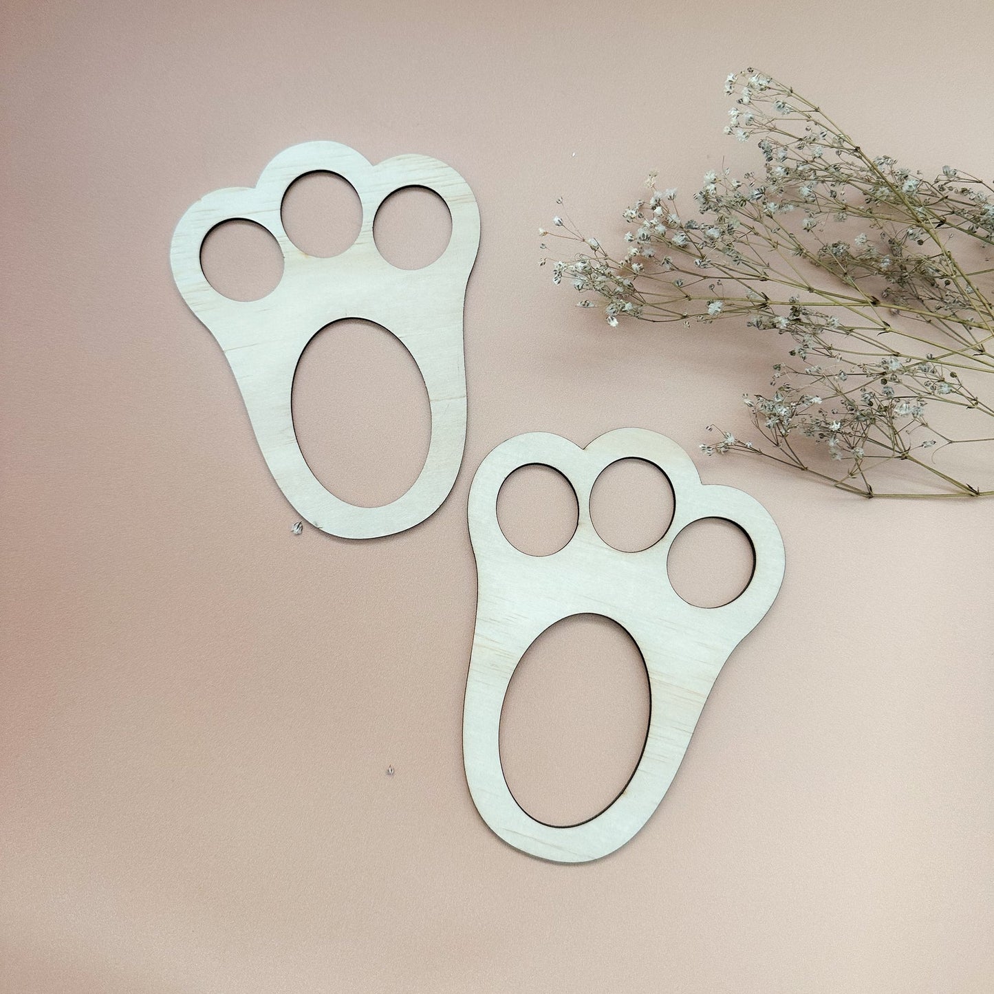 Bunny Footprint Stencil