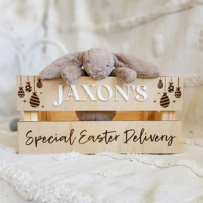 Easter Engraved Crate