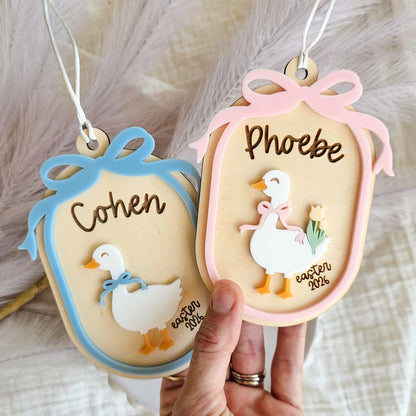 Easter Goose Gift Tag