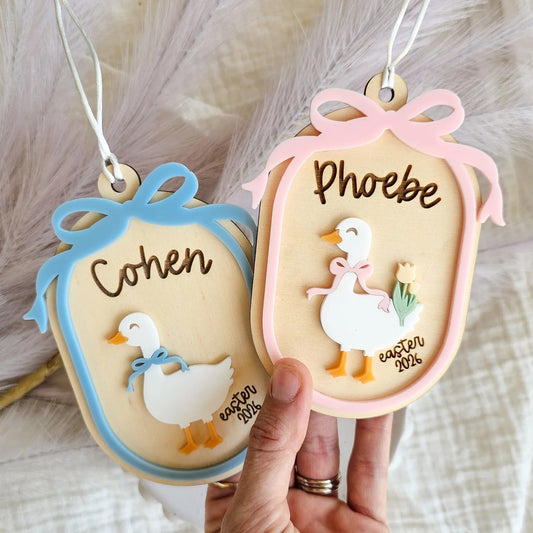 Easter Goose Gift Tag