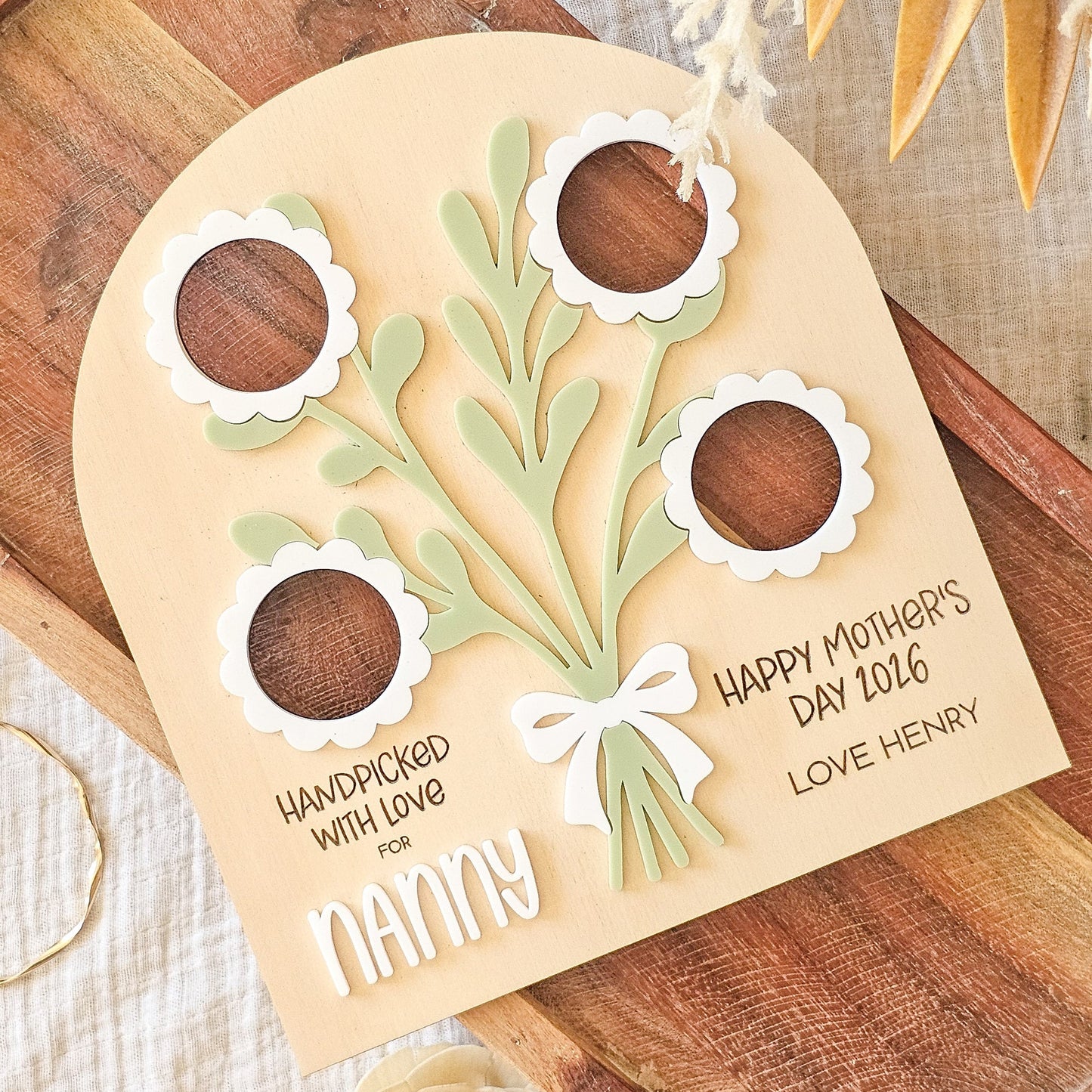 Flower Bouquet Photo Frame