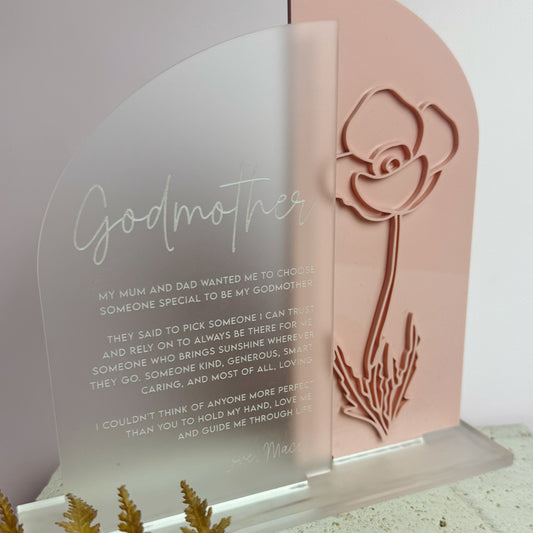 Godparent Proposal Sign