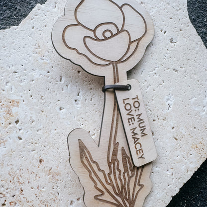 Wooden DIY Bouquet For Mother's Day