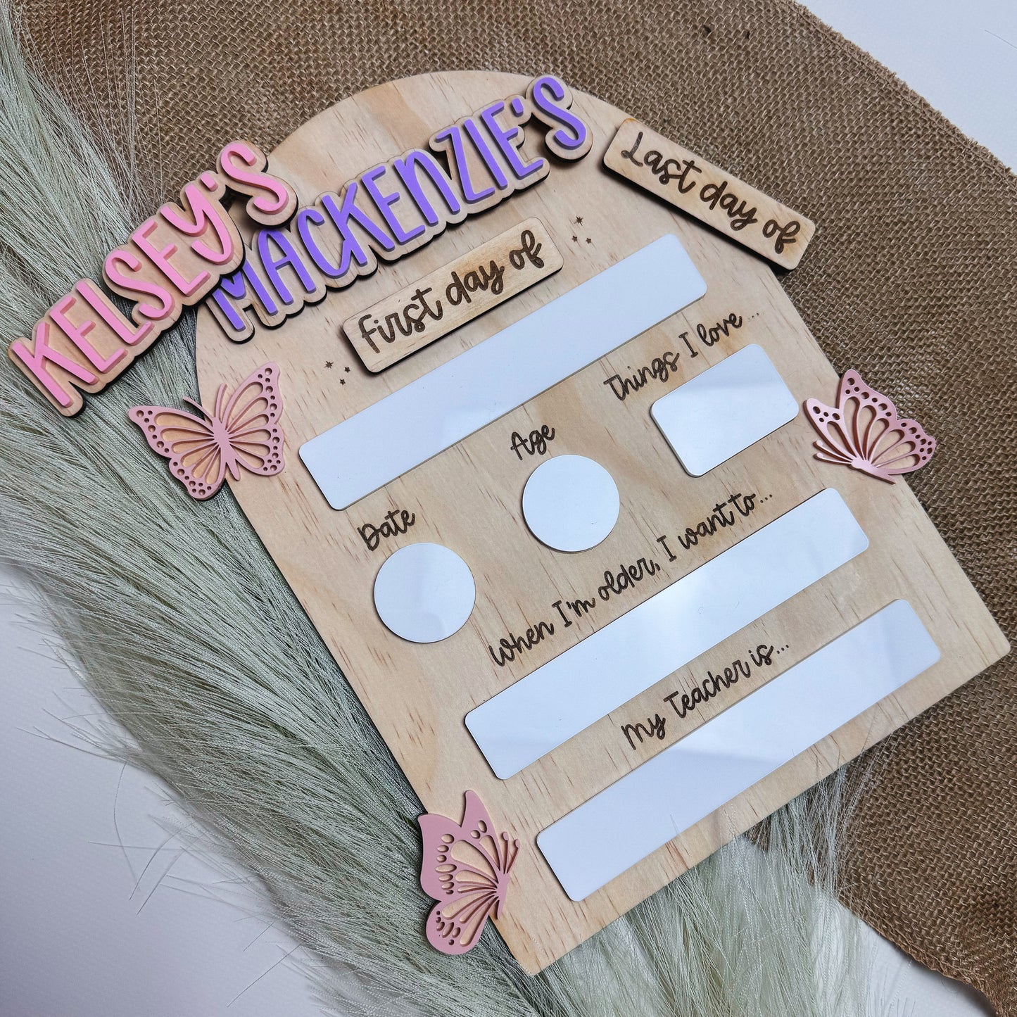 First Day Last Day Board