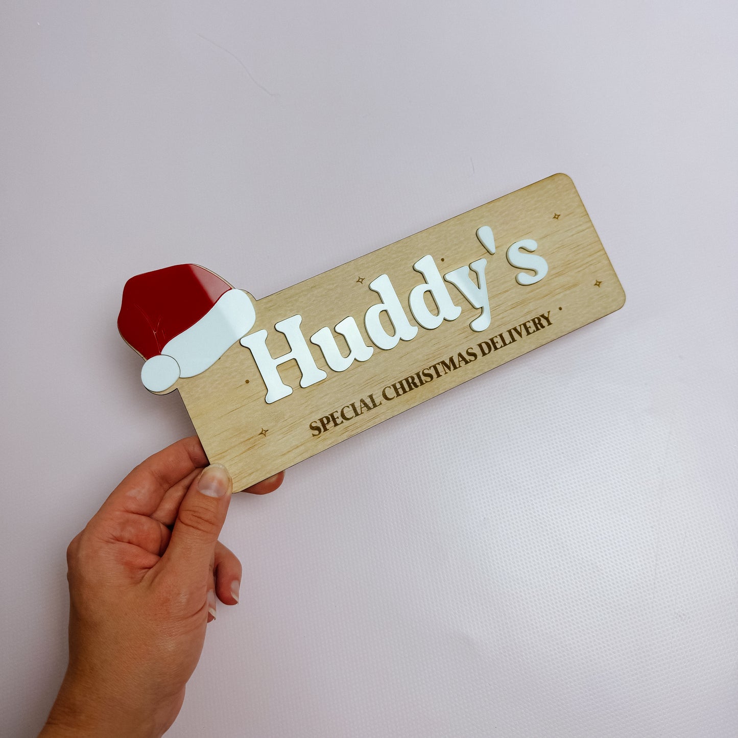 Santa Hat Delivery Plaque