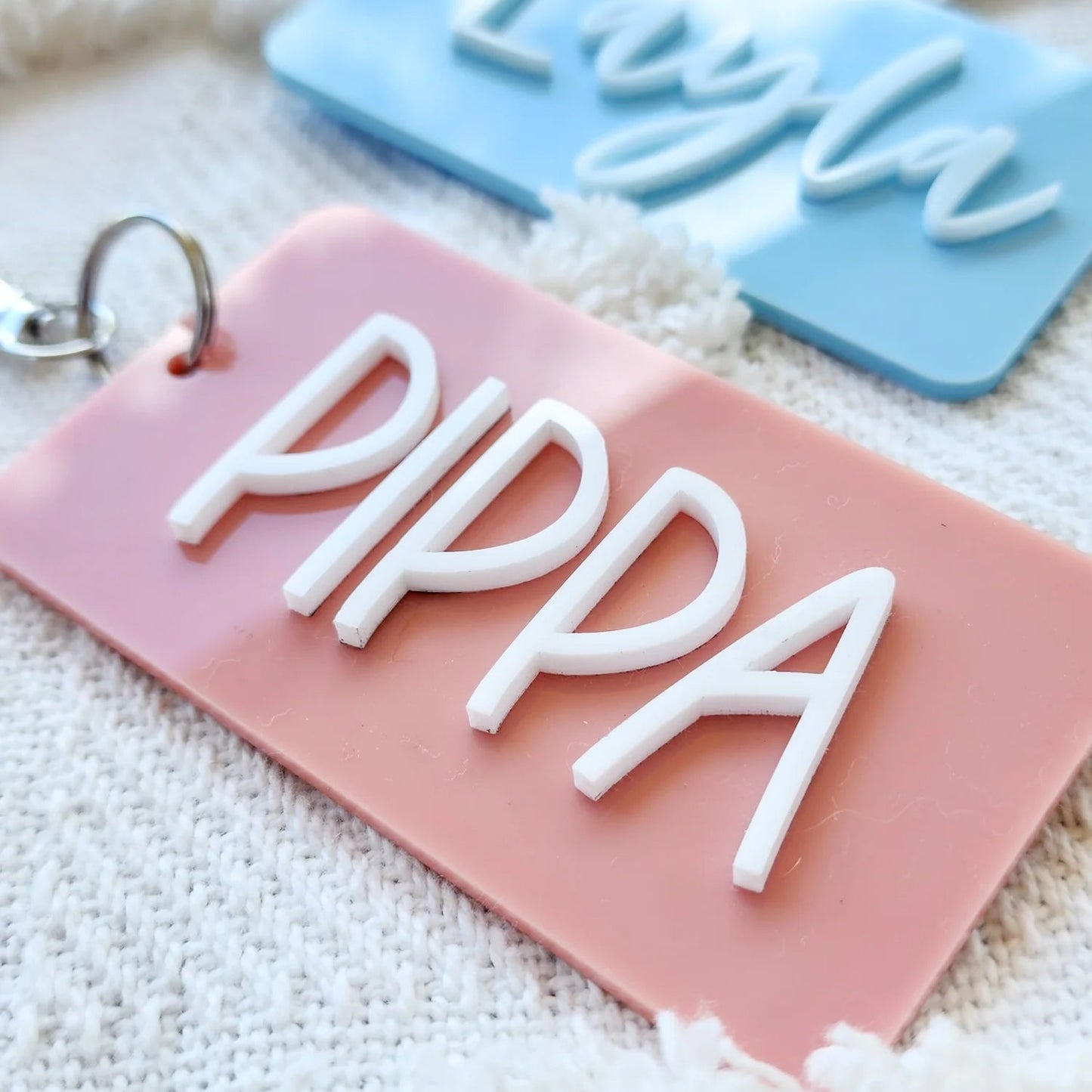 Rectangle Personalised Bag Tag