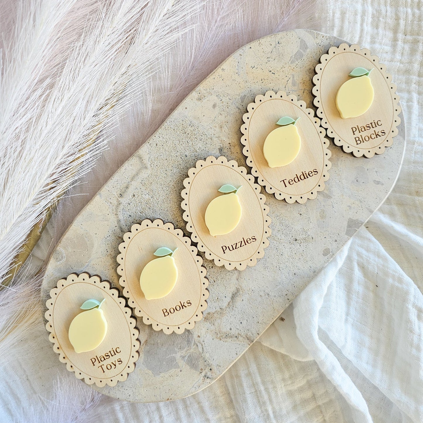 Lemon Storage Label Discs