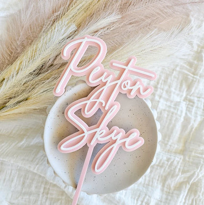 Name Cake Topper