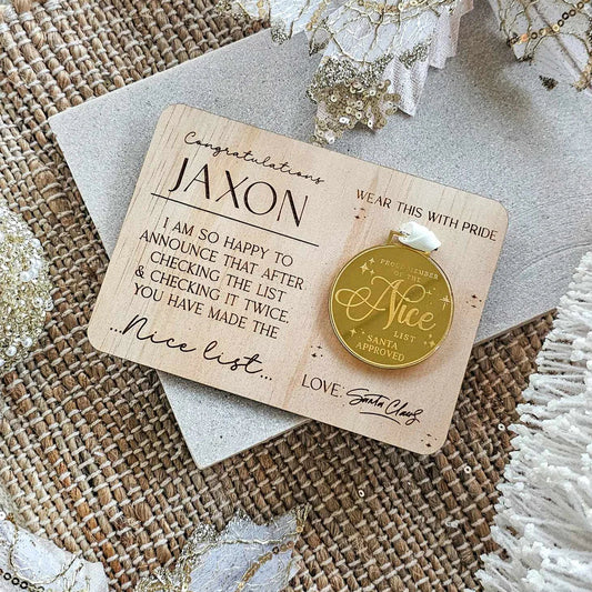 Nice List Award Medallion