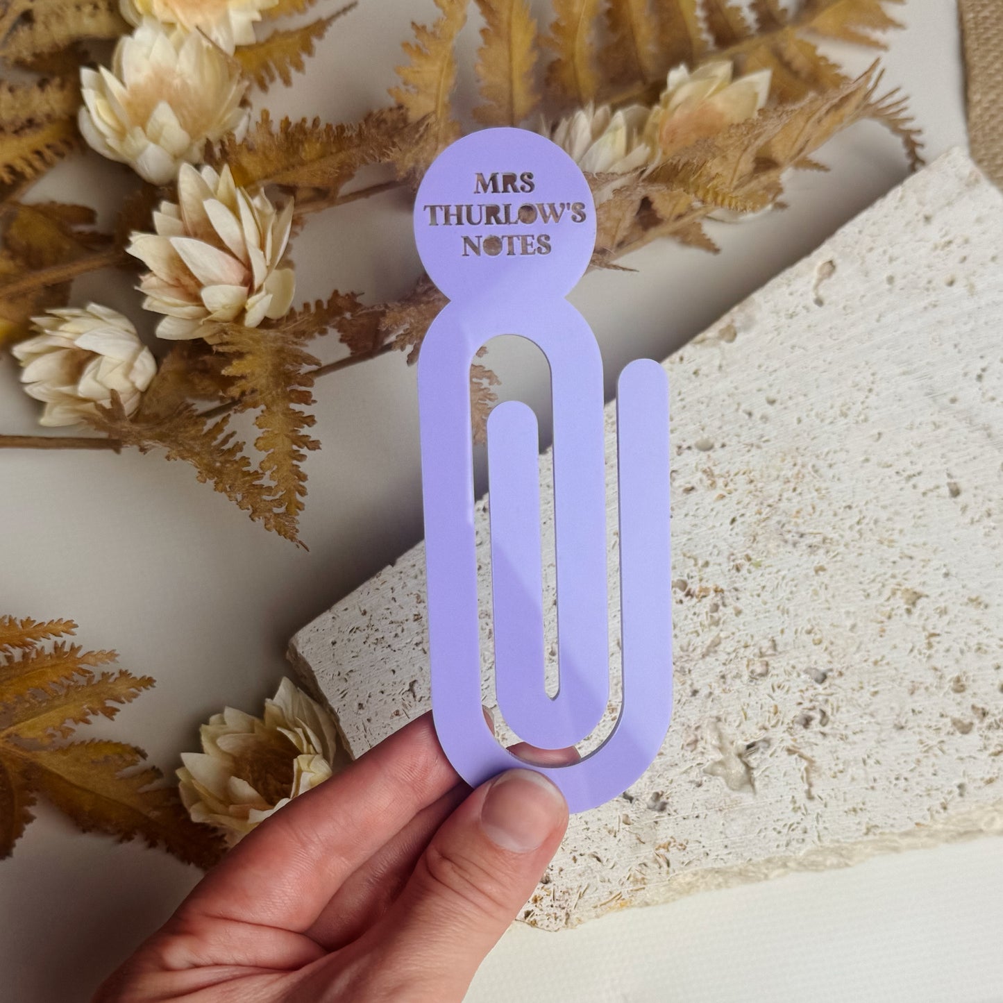 Teacher Personalised Jumbo Paper Clip