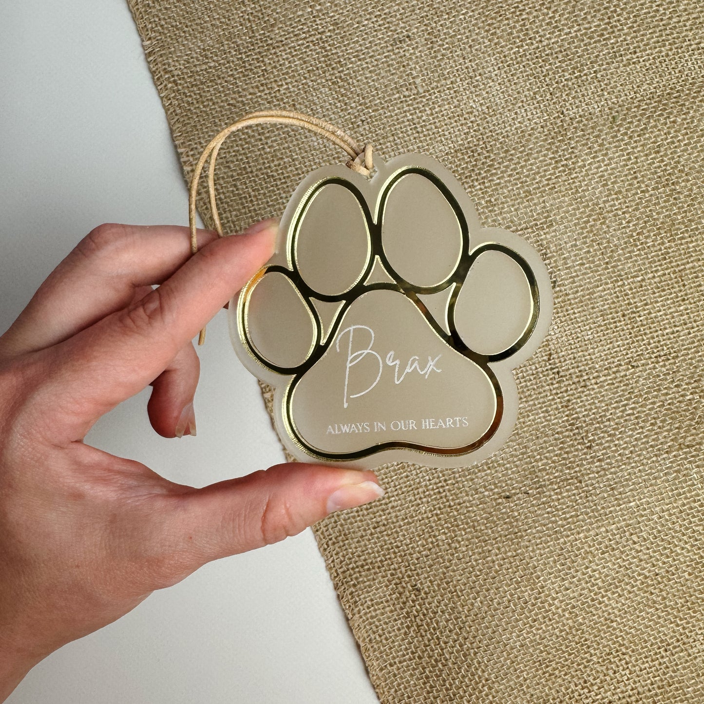 Paw Print Tree Ornament