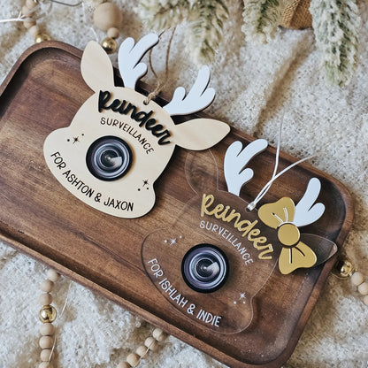 Reindeer Surveilance Ornament
