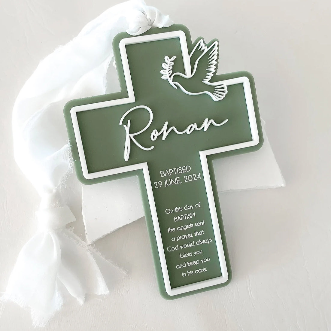 Baptism Cross Keepsake