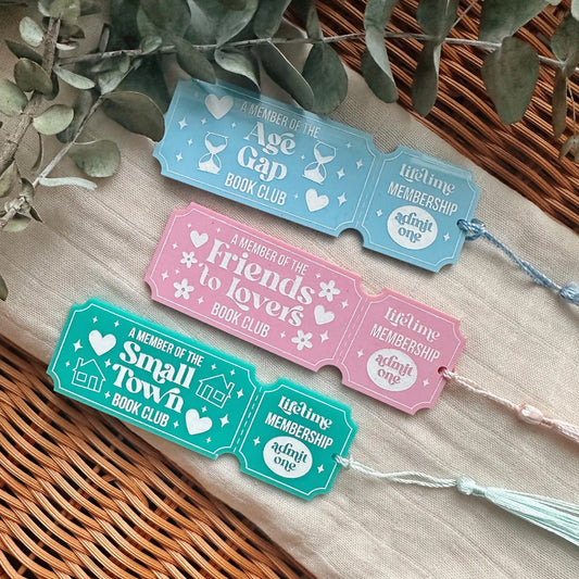 Acrylic Trope Bookmark