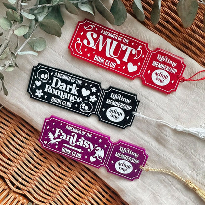 Acrylic Trope Bookmark