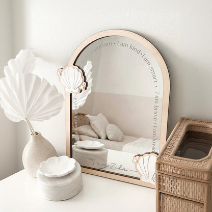 Shell Affirmation Mirror