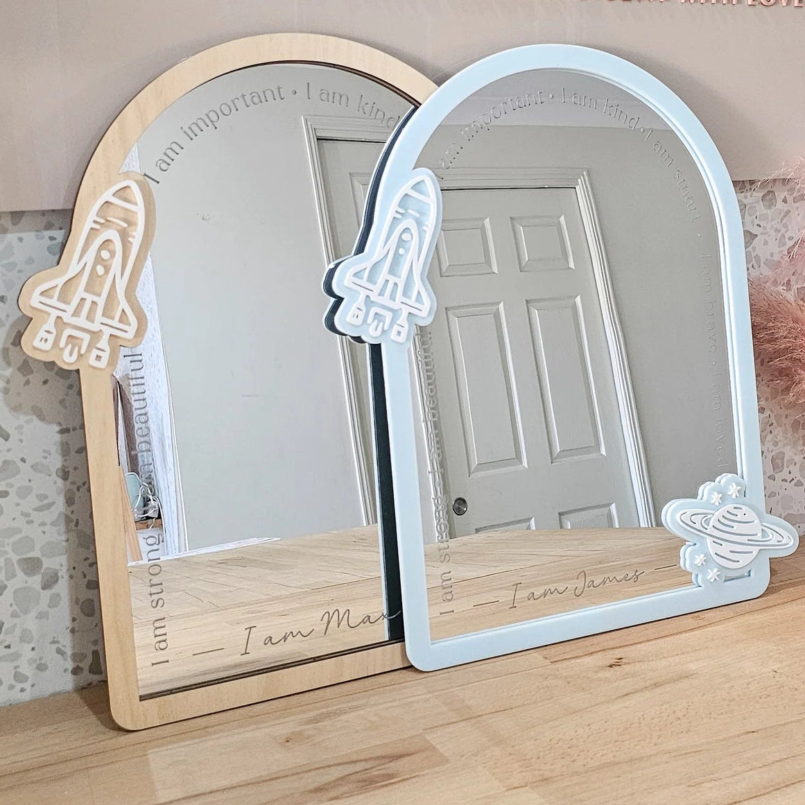 Space Affirmation Mirror