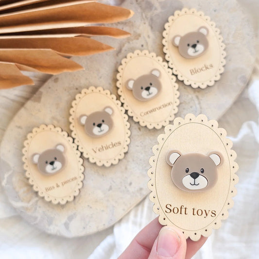 Teddy Bear Label Discs