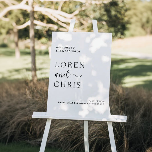 Welcome Wedding Sign