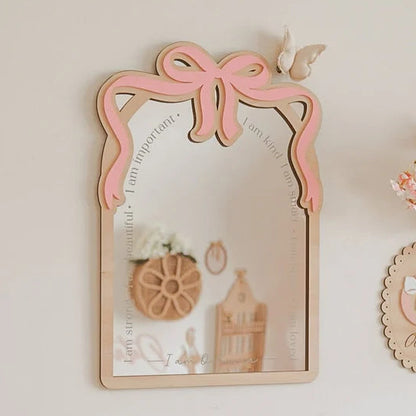 Wide Bow Affirmation Mirror