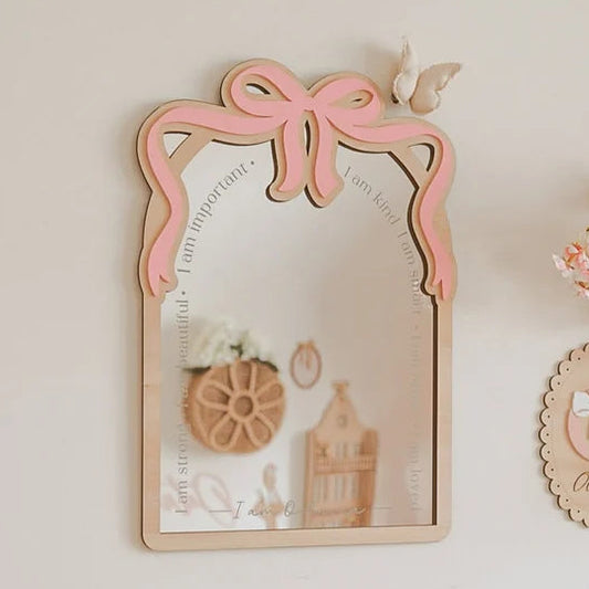 Wide Bow Affirmation Mirror