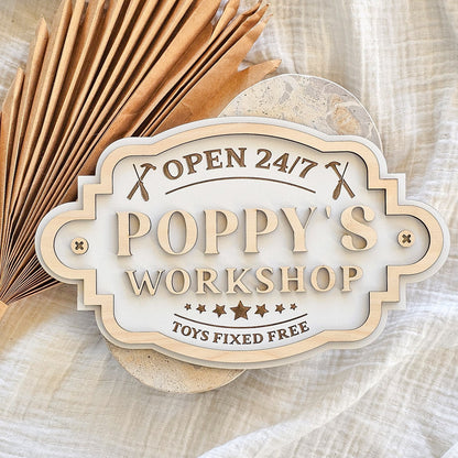 Father's Day Workshop Sign