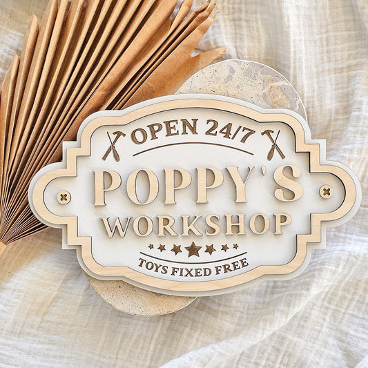 Father's Day Workshop Sign